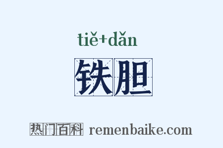 铁胆是什么意思的图片